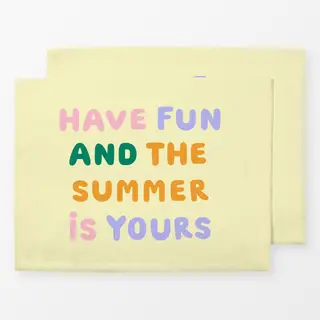 Tischset Have Fun