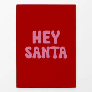 Geschirrtücher Hey Santa Pink Rot