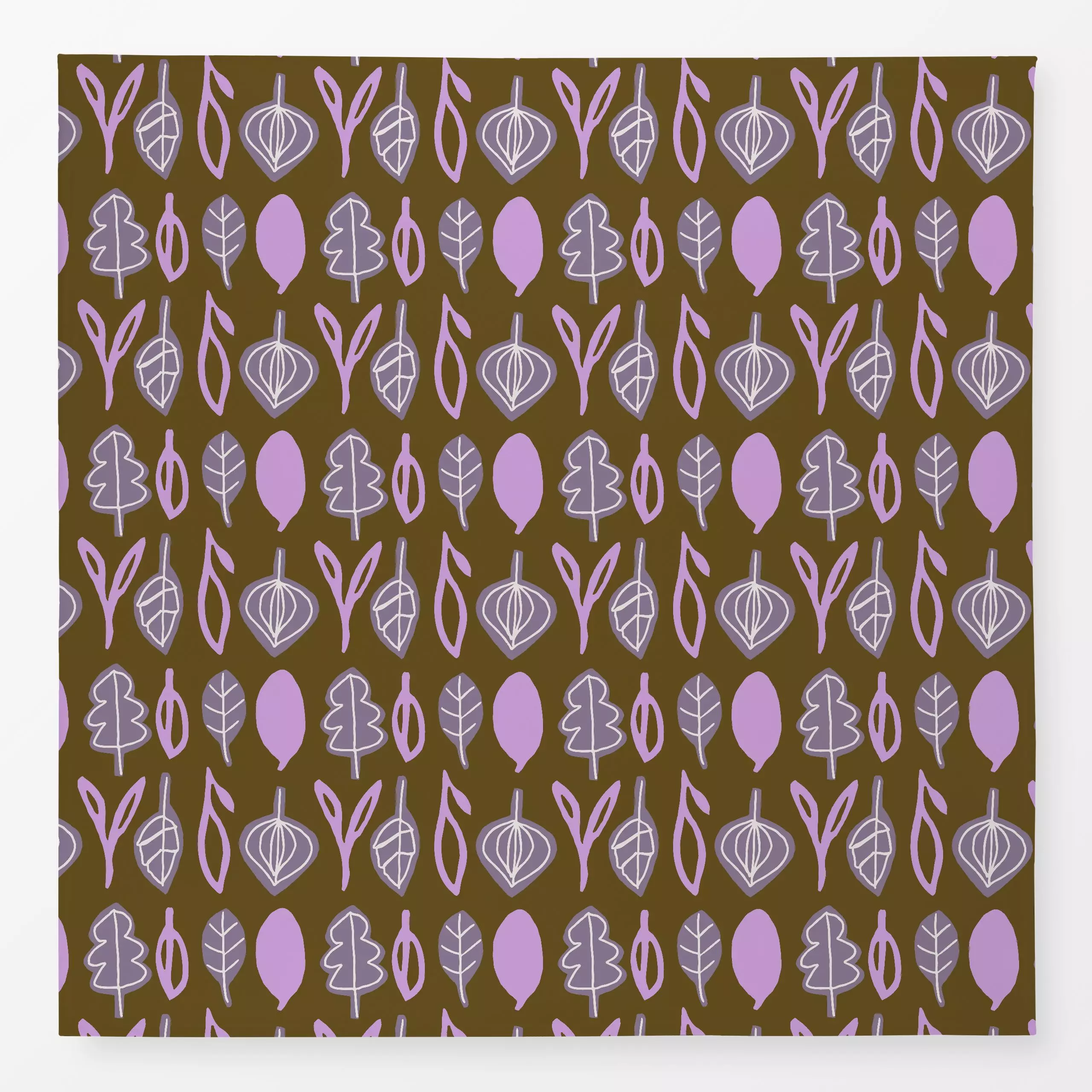 Tischdecke Lines and Leaves 10X - Pflanzen & Botanik - von „Mareike Böhmer"; Muster, Natur, minimal, Blatt, abstrakt, Blätte...