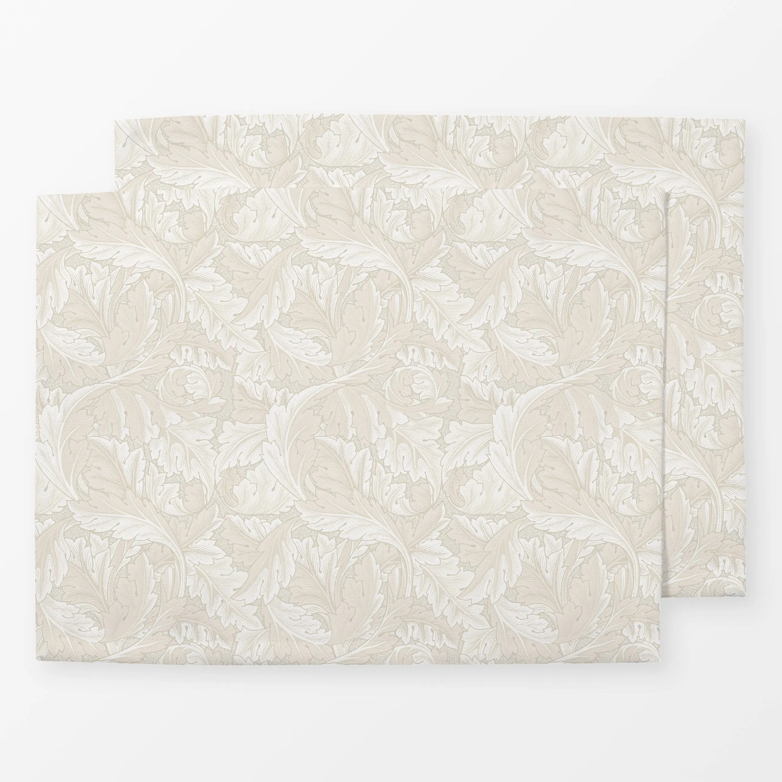 Tischset Acanthus W Morris - Neutrals - Pflanzen & Botanik - von „Uta Naumann"; Laub, vintage, klassisch, cottage, tradition...