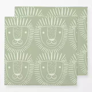 Servietten Lion Face