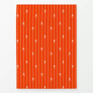 Geschirrtücher Streifen & Schleifen orange