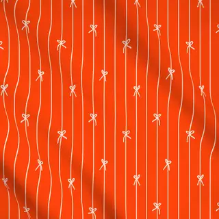 Meterware Streifen & Schleifen orange