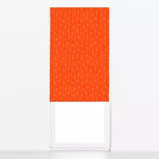 Raffrollo Streifen & Schleifen orange