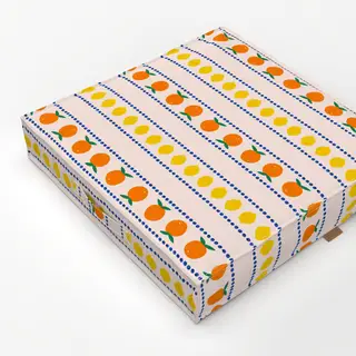 Bodenkissen Früchte Streifen Sommer