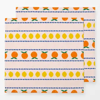 Servietten Früchte Streifen Sommer