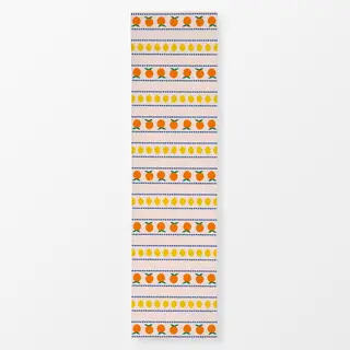 Tischläufer Früchte Streifen Sommer