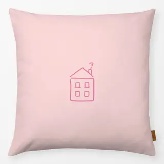 Kissen Little House pink