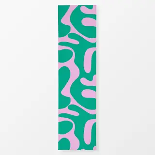 Tischläufer Summer Shapes Grün Rosa 2