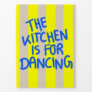 Geschirrtücher The kitchen is for dancing