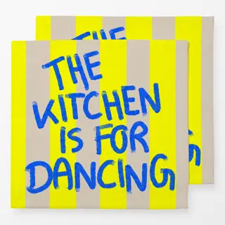Servietten The kitchen is for dancing