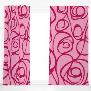 Dekovorhang Crazy Swirls