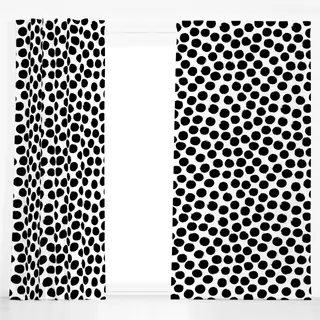 Dekovorhang Polka Dots 1 Punkte