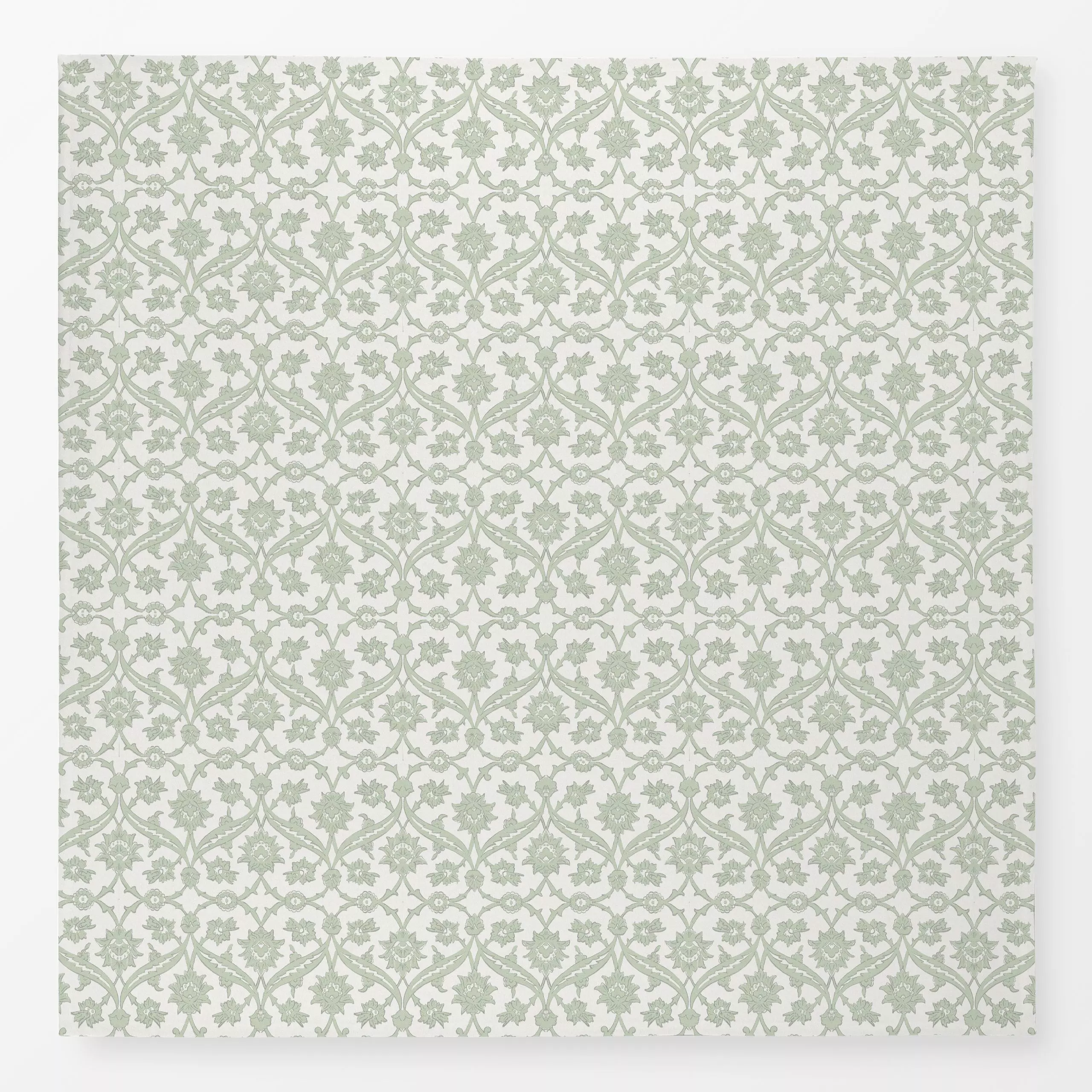 Tischdecke Baroque floral damask green - Symbole & Muster - von „Bloomery Decor"; floral, damask, spring, cottage, cottageco...