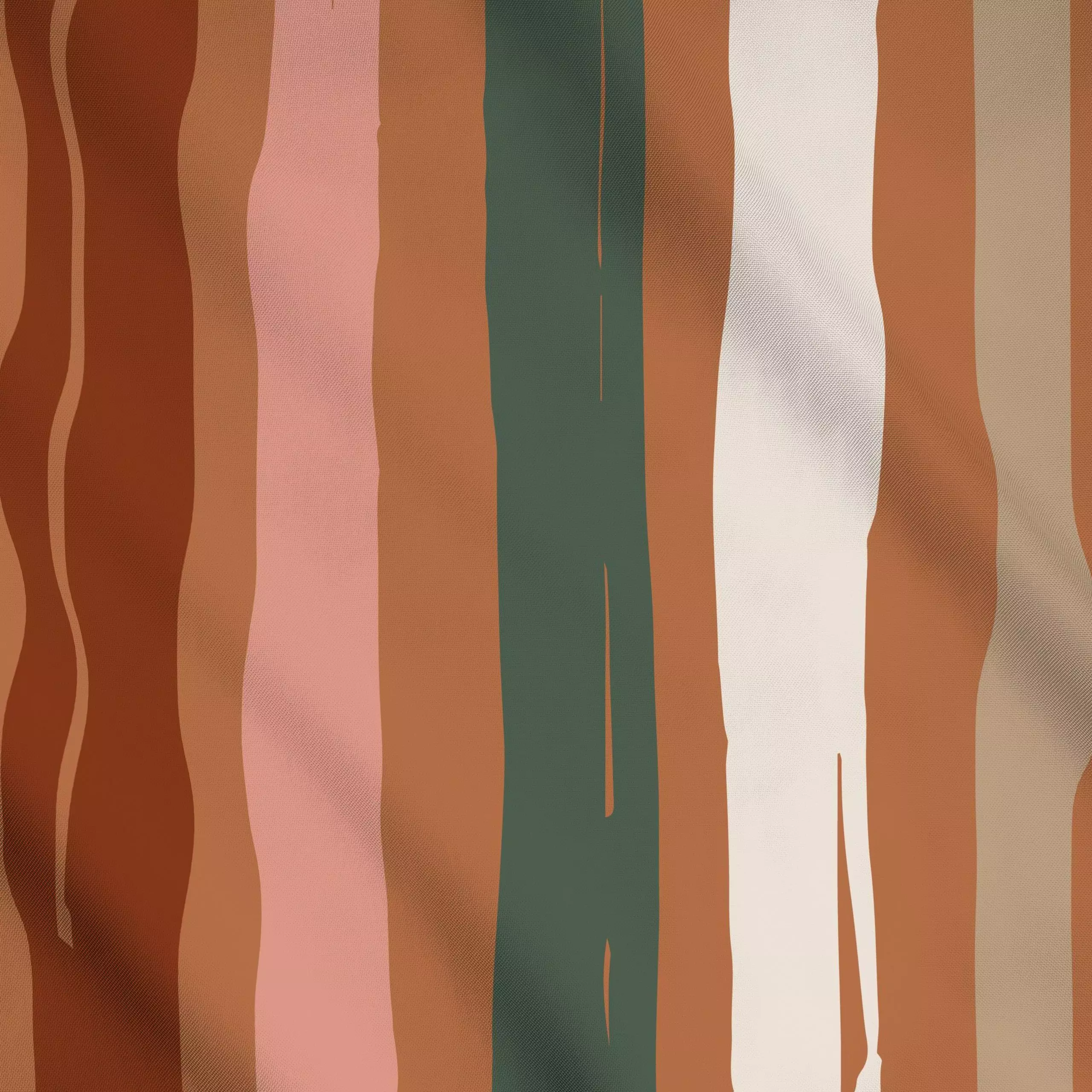 Meterware Autumn Stripes Multi - Symbole & Muster - von „Kruth Design"; Muster, Linien, Streifen, Herbst, Herbstdeko, herbst...