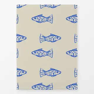 Geschirrtücher Minimalistic Fish Pattern