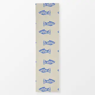 Tischläufer Minimalistic Fish Pattern