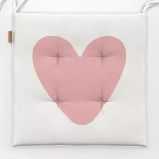 Sitzkissen Heart rosa