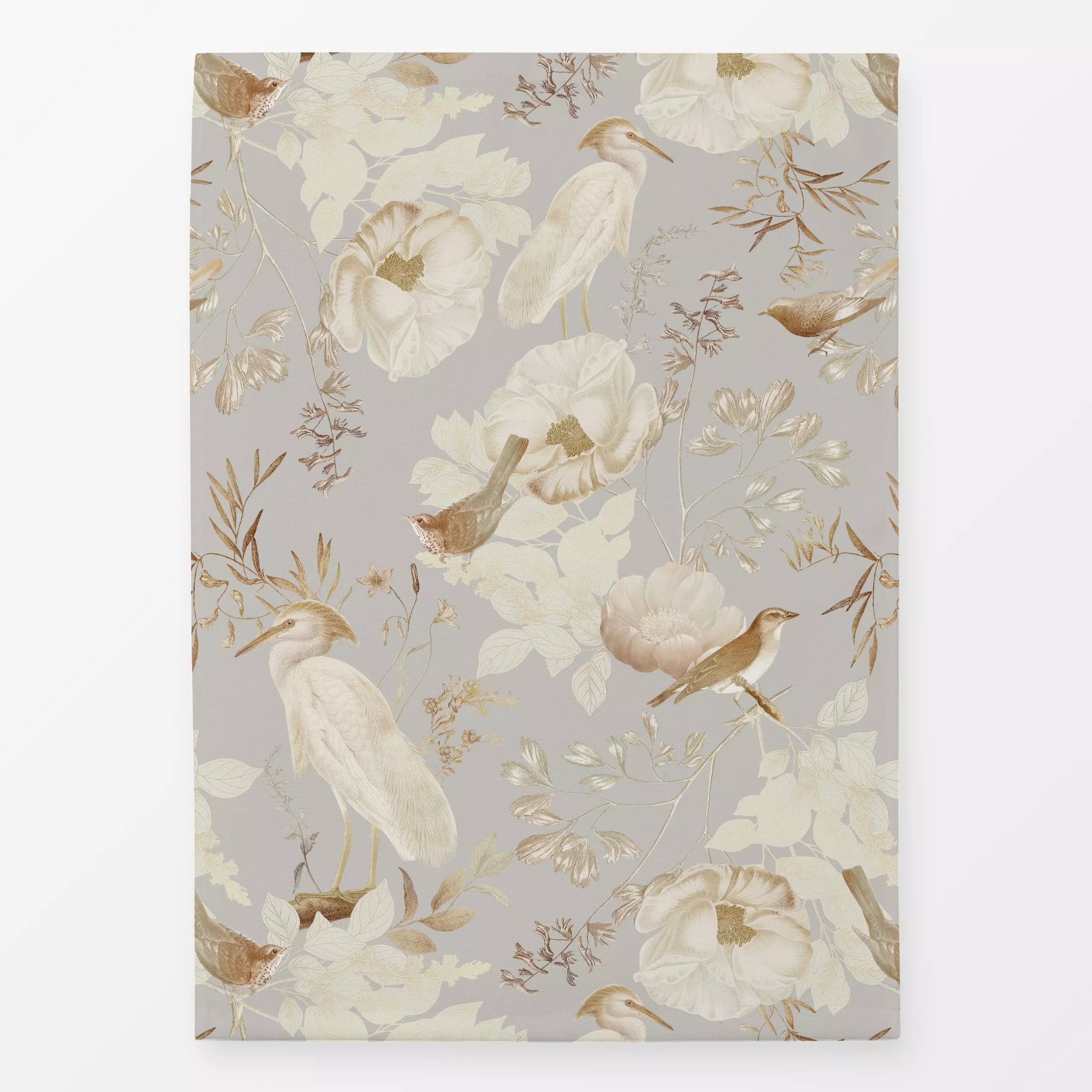 Geschirrtücher Exotischer Garten - Blumen & Florales, Pflanzen & Botanik, Retro & Vintage - von „Uta Naumann"; Blumen, Zweig...