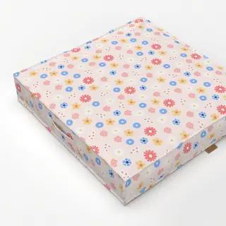 Bodenkissen Blumenmuster klein