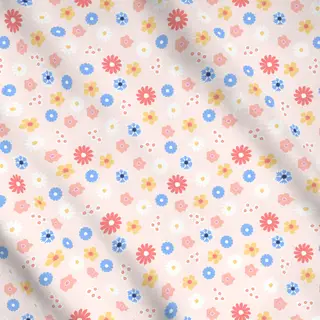 Meterware Blumenmuster klein