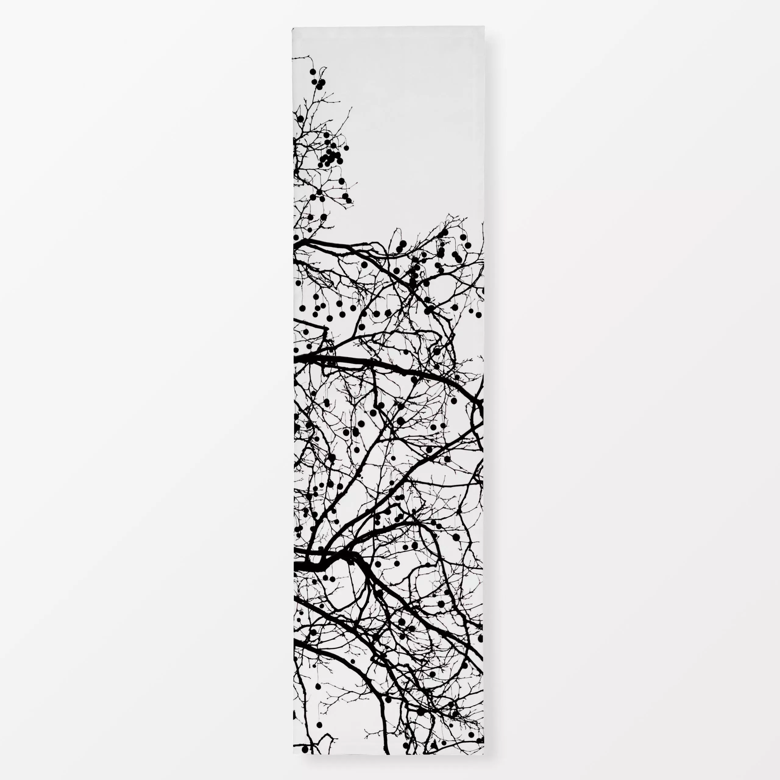 Tischläufer Winter Silhouettes 5 - Winter, Pflanzen & Botanik - von „Mareike Böhmer“; Bäume, Zweige, Winter, Silhouette, Baum