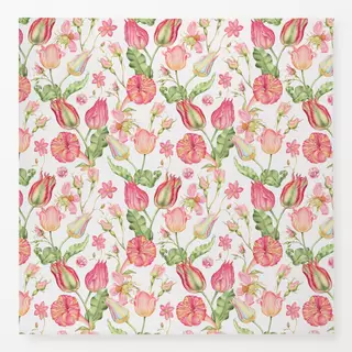 Tischdecke Pink Tulpenwiese