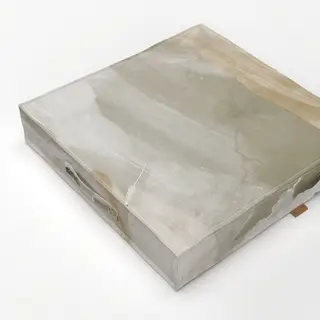 Bodenkissen Earthy abstract strokes 1