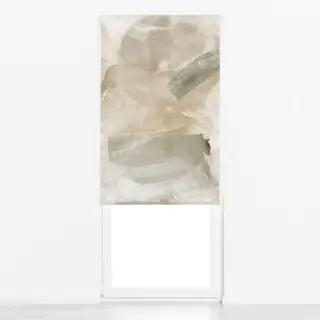 Raffrollo Earthy abstract strokes 1