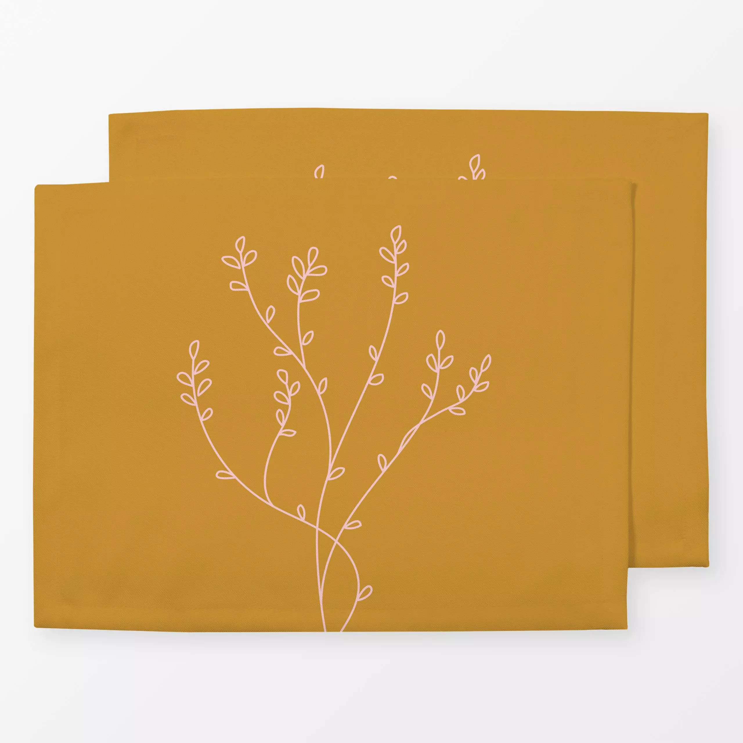 Tischset LINEAR Zweig 3, Blumen, von Primus Pattern