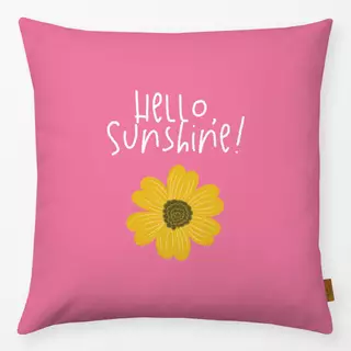 Kissen Hello Sunflower Pink