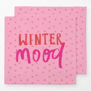 Servietten Winter Mood Quote
