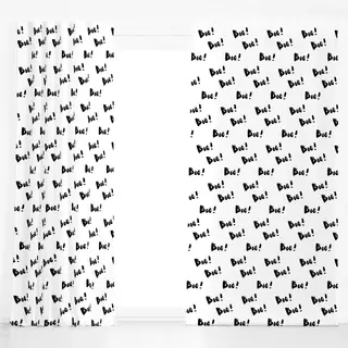 Dekovorhang Boo! Halloween Lettering