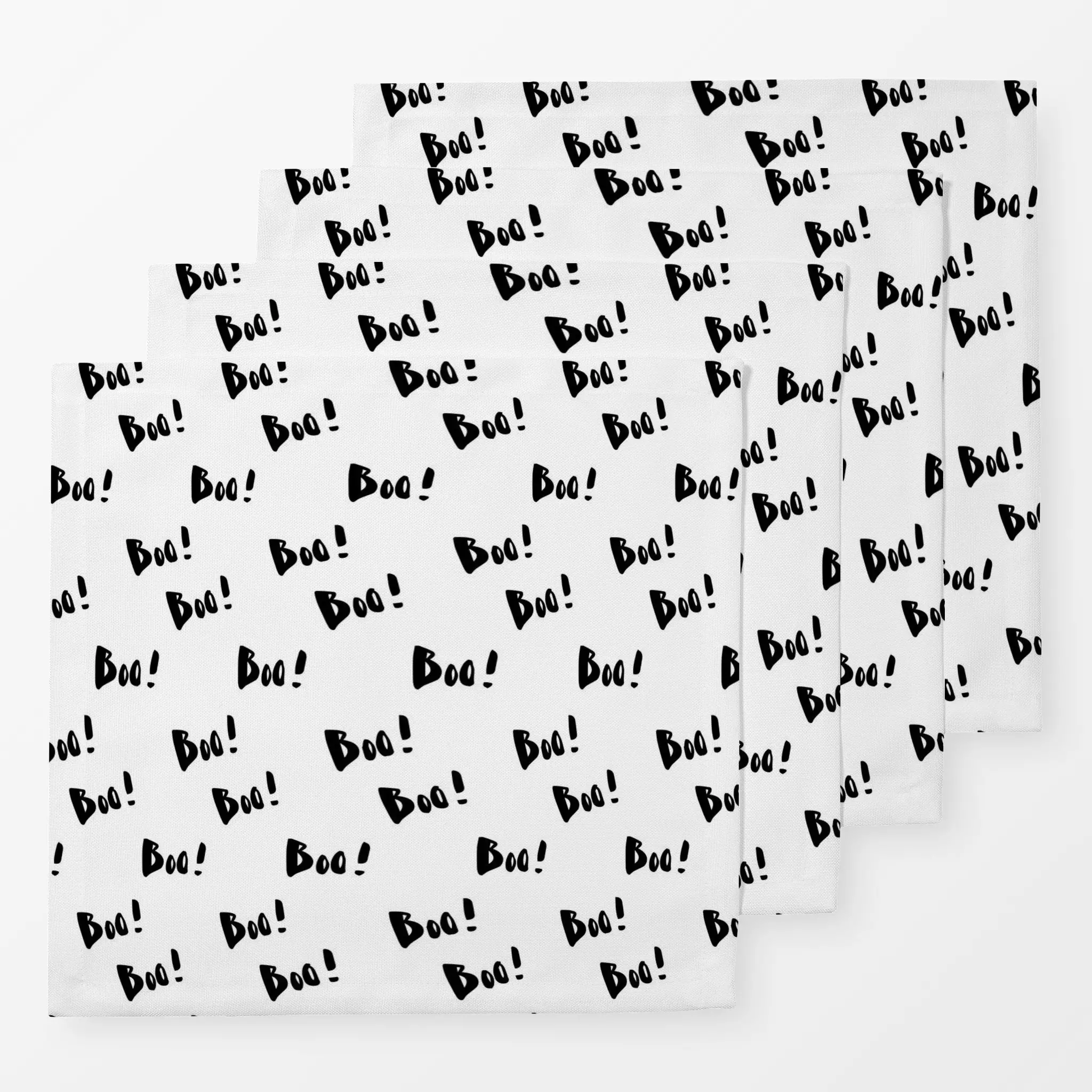 Servietten Boo! Halloween Lettering Boo! Halloween Lettering