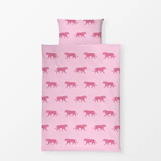 Bettwäsche pink tiger pattern