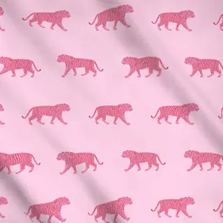 Meterware pink tiger pattern
