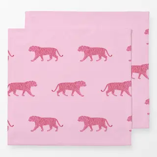 Servietten pink tiger pattern