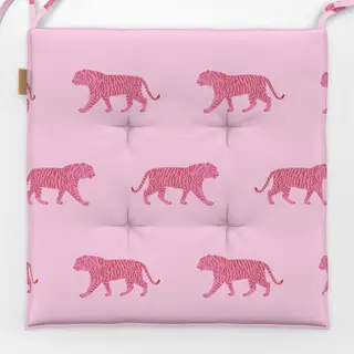 Sitzkissen pink tiger pattern