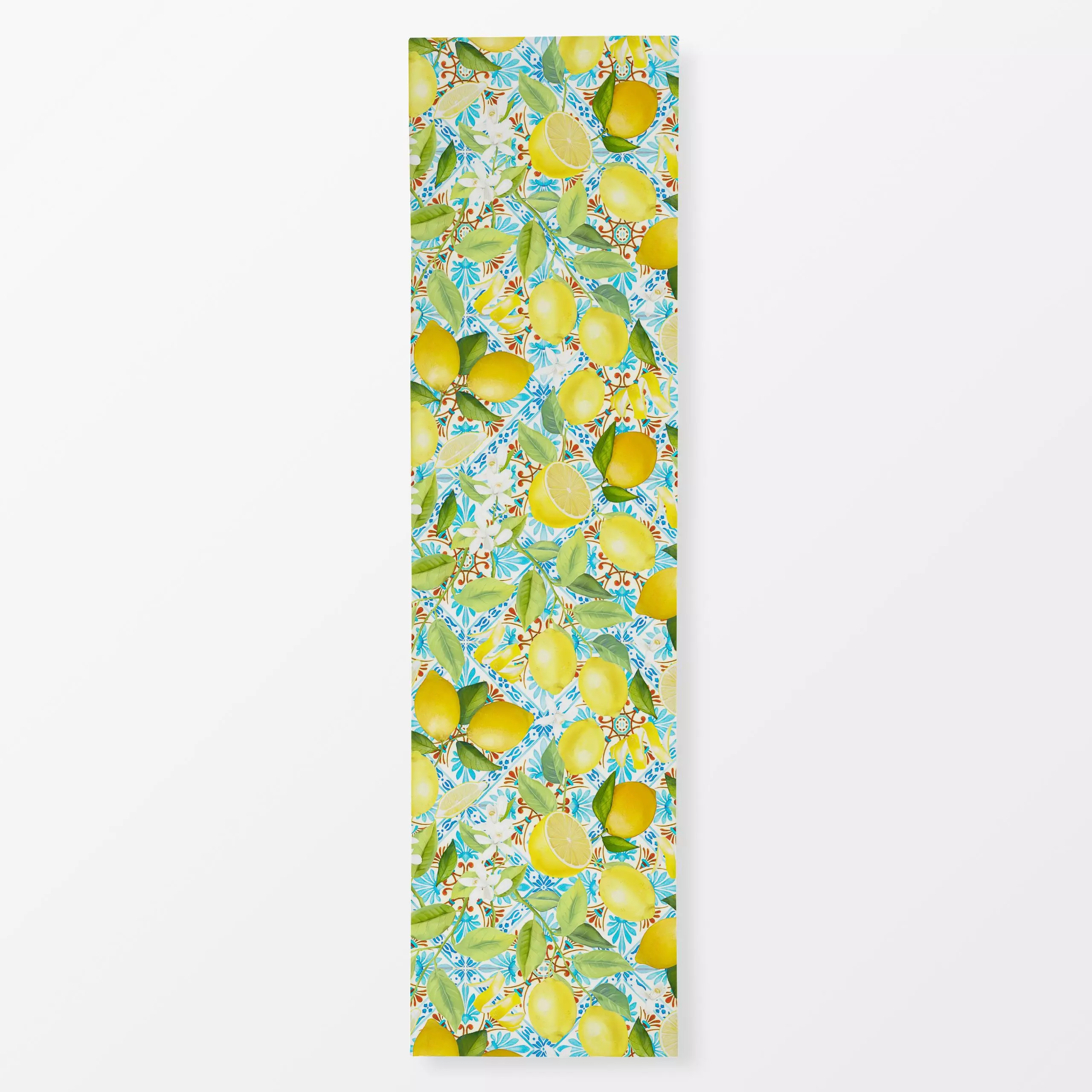 Tischläufer Sizilianischer Sommer - Blumen & Florales, Symbole & Muster - von „Uta Naumann"; Retro, Früchte, Sommer, vintage...