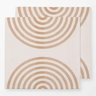 Servietten Retro Rainbow