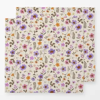 Servietten Frühlingsblumen bunt