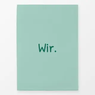 Geschirrtücher Wir mint grün