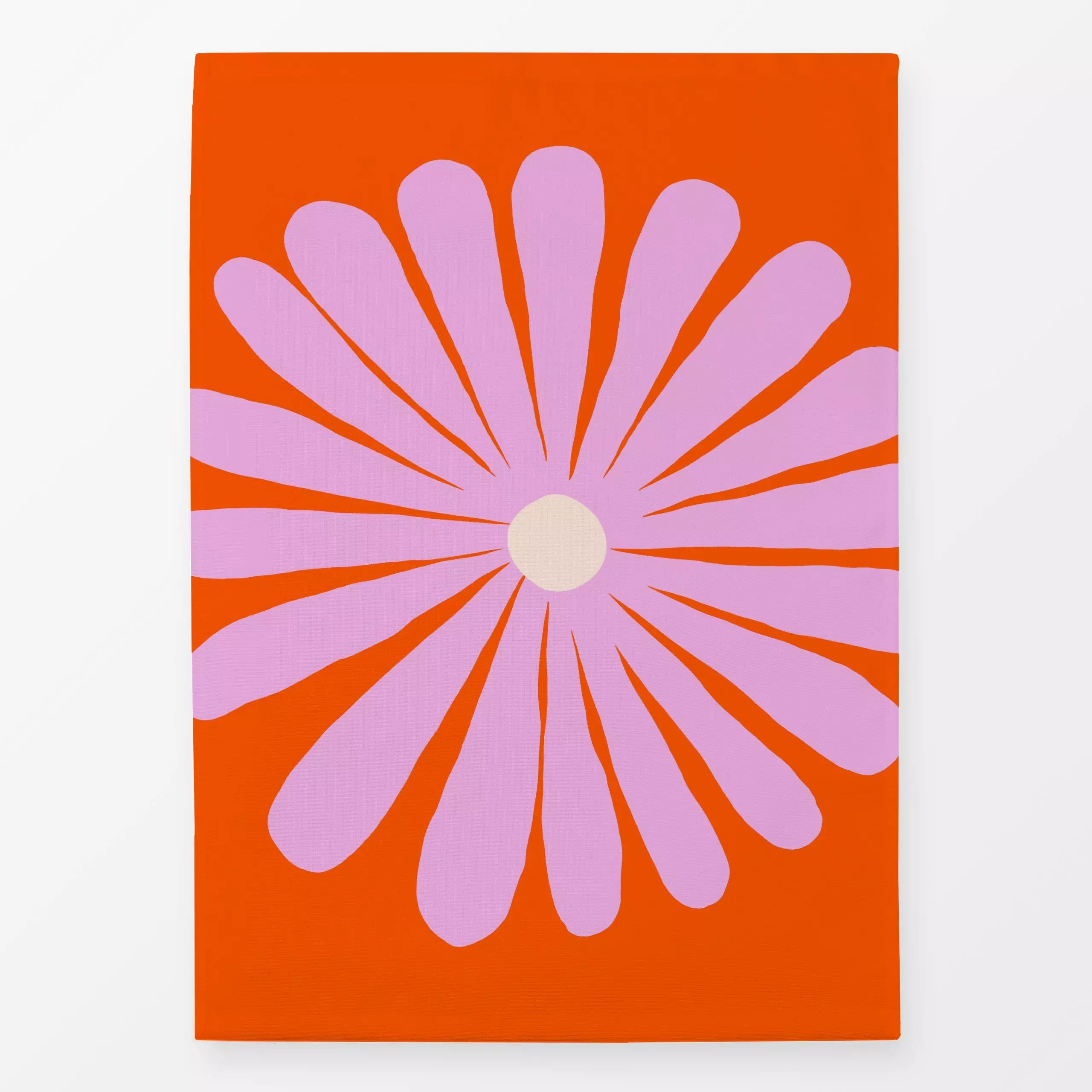 Geschirrtücher Blume - Blumen & Florales, Sommer, Symbole & Muster - von „Julia Schumacher"; Kissen, Kamille, floral, pink, ...