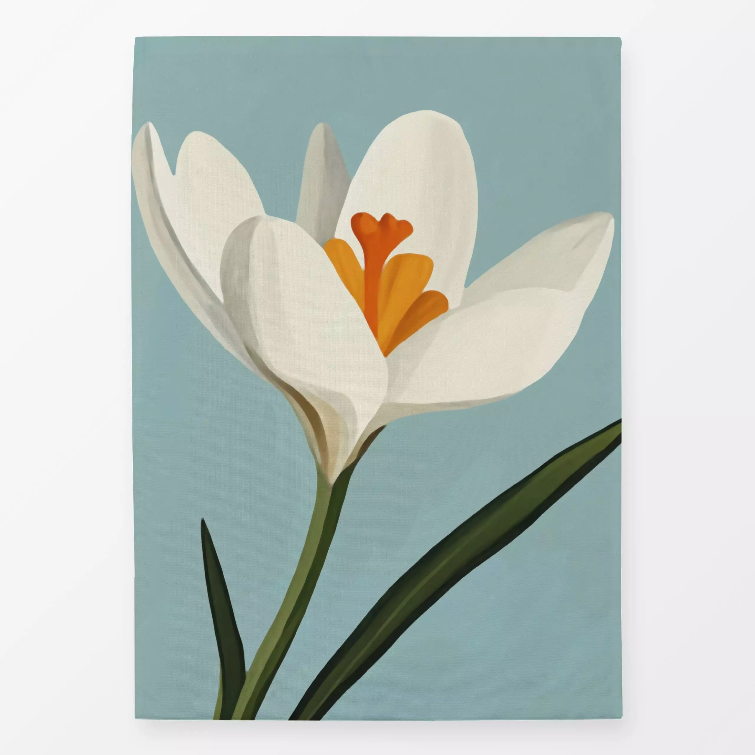 Geschirrtücher Frühling Krokus - Blumen & Florales, Frühling, Symbole & Muster - von „Uta Naumann"; abstrakt, Garten, modern...