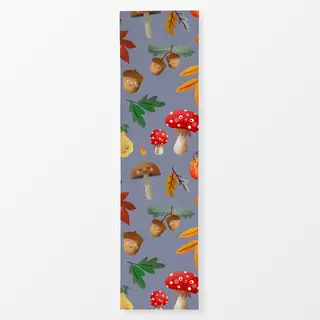 Tischläufer Herbstliebe Muster - bleu