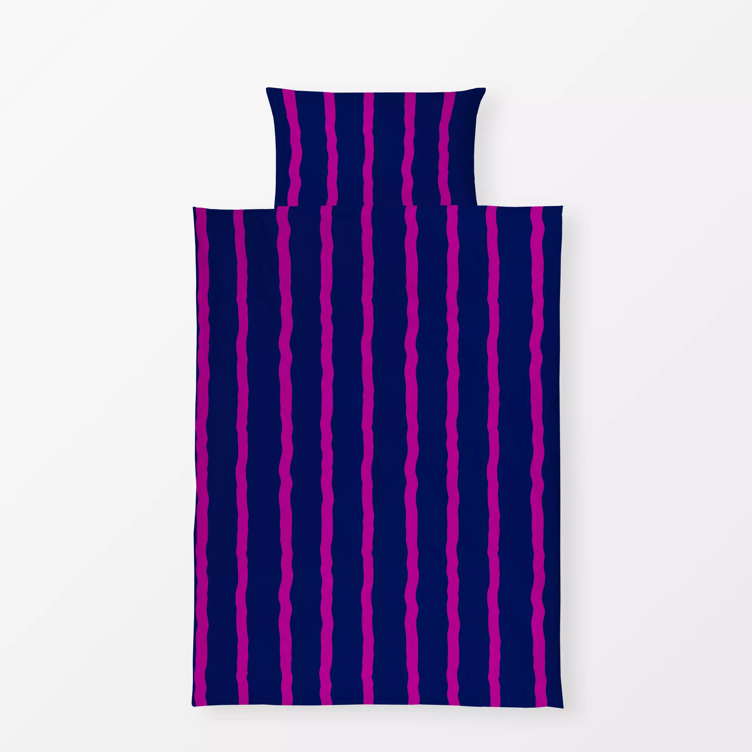 Bettwäsche Stripes Love 7 - Symbole & Muster - von „Studio Memb"; Muster, minimal, linie, Streifen, pink, gestreift