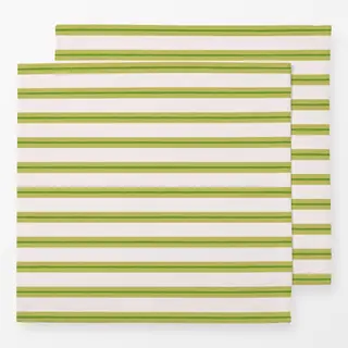 Servietten Streifen Grün Beige