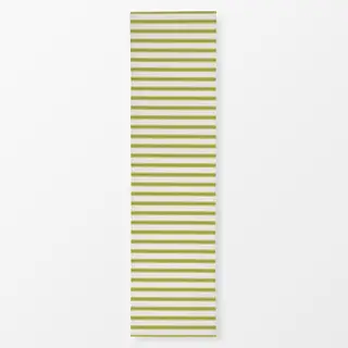 Tischläufer Streifen Grün Beige