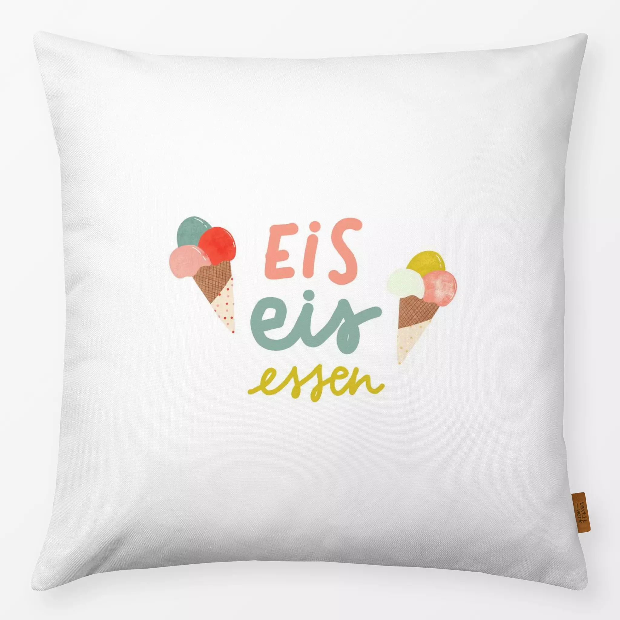 Kissen Kissen Sommertage Eis essen