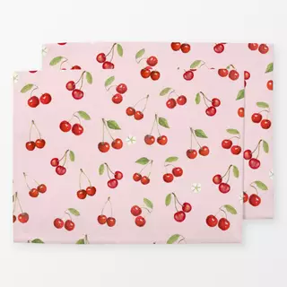 Tischset Vintage preppy Cherries |